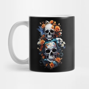 Love skulls detailed design Mug